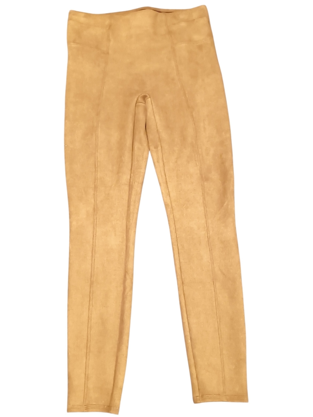 SPANX Rich Caramel Faux Suede Leggings